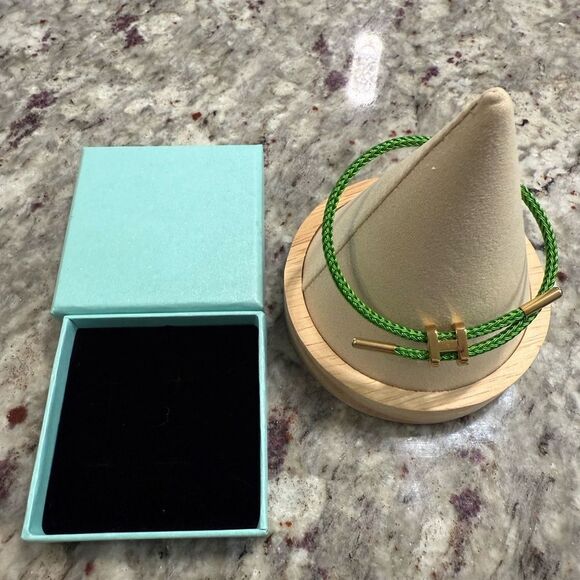 NEW eartif Initial Bracelets For Women Men Adjustable Rope H Letters Bracelet - Picture 1 of 7